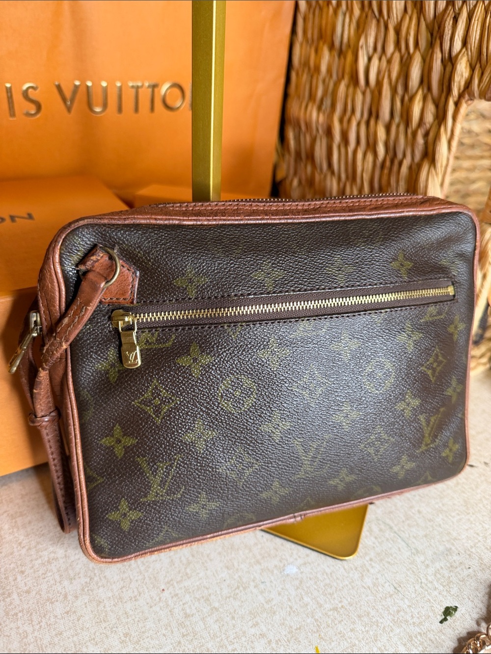 Louis Vuitton Monogram Canvas Clutch